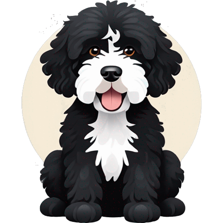 Portuguese water dog  emoji