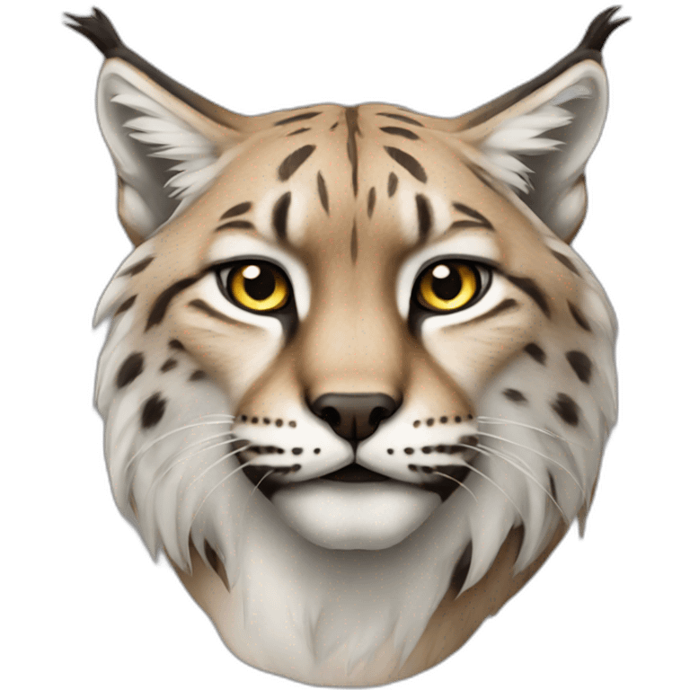 A lynx emoji