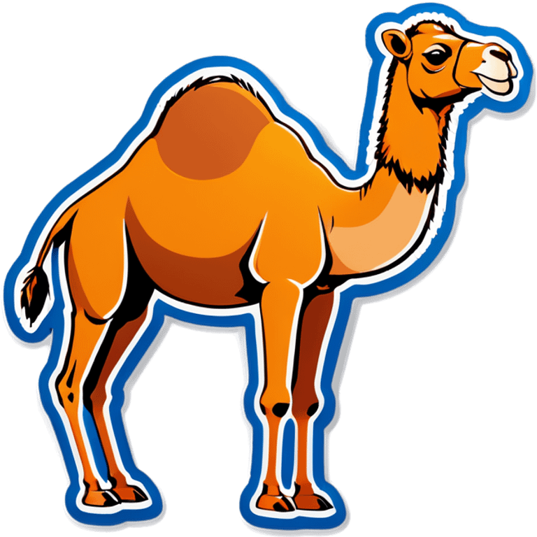 Camel doing a peace sign  emoji