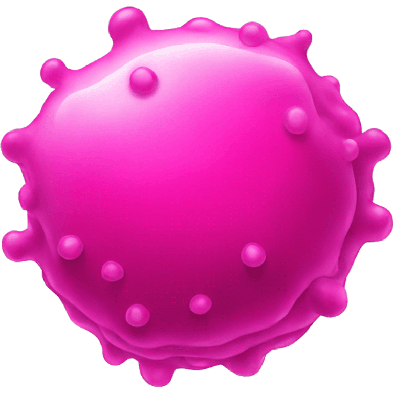 pink biology cell emoji