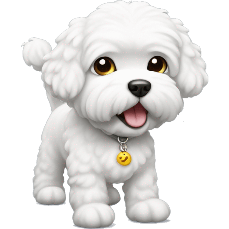 Bichon dog emoji