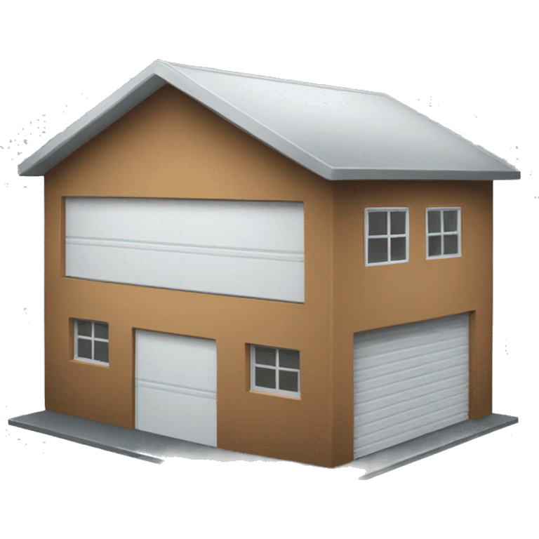 Garage with transparent background emoji