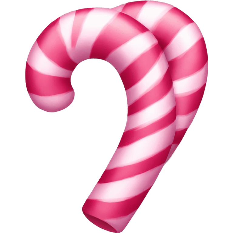 pink candy cane  emoji