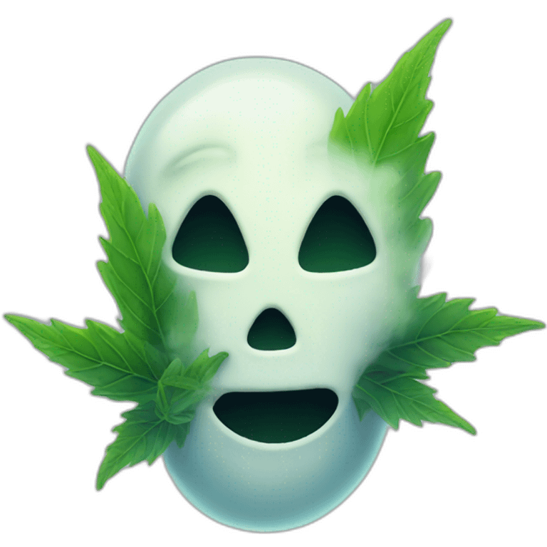 Ghost smoke weed emoji