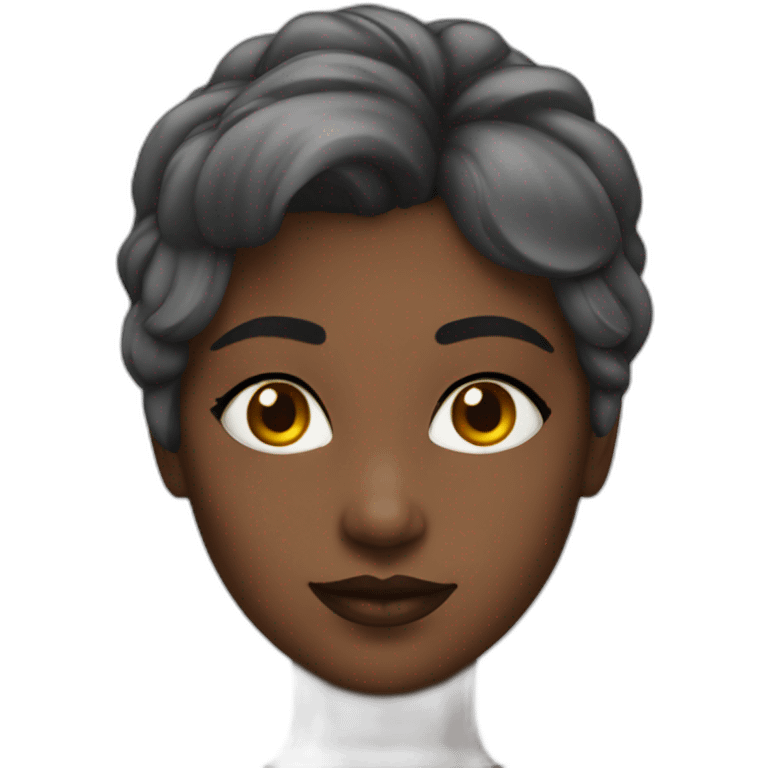 Femme noir sexy emoji