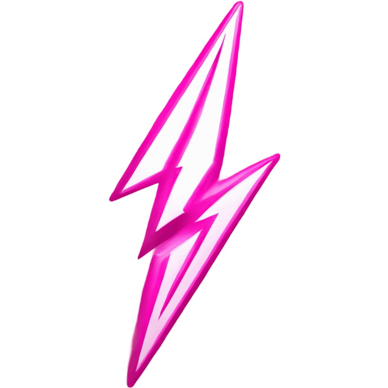 pink high voltage symbol emoji