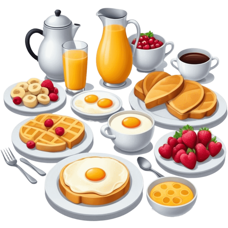 Breakfast buffet emoji