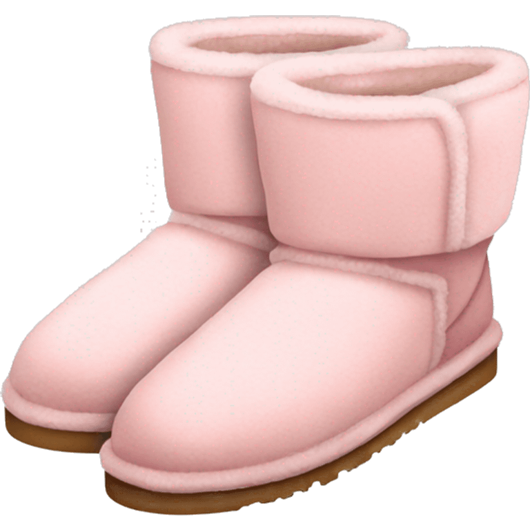 UGG slippers light pink emoji