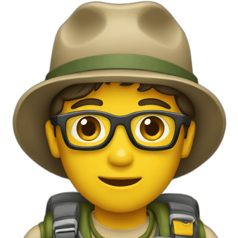 hiking scout emoji