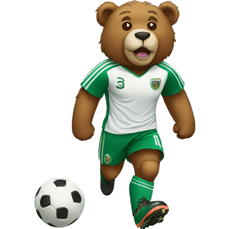 soccer bear emoji