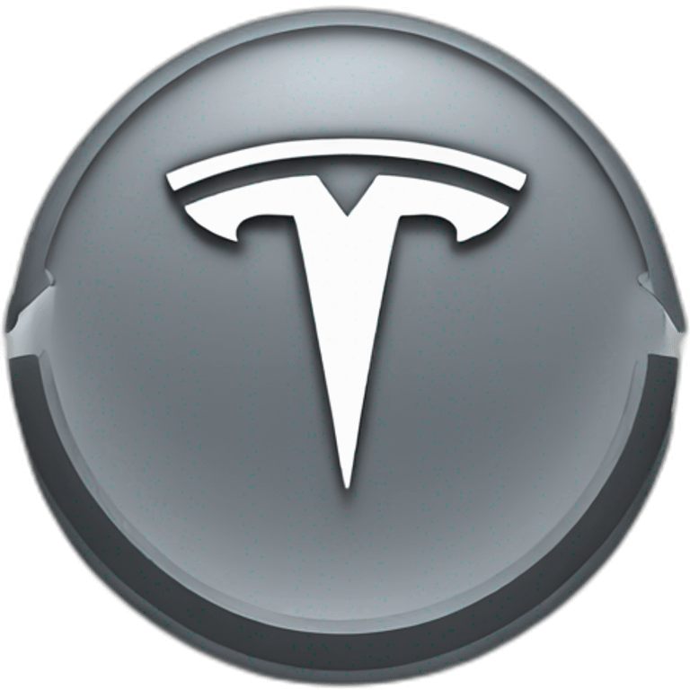 Creative Tesla logo emoji