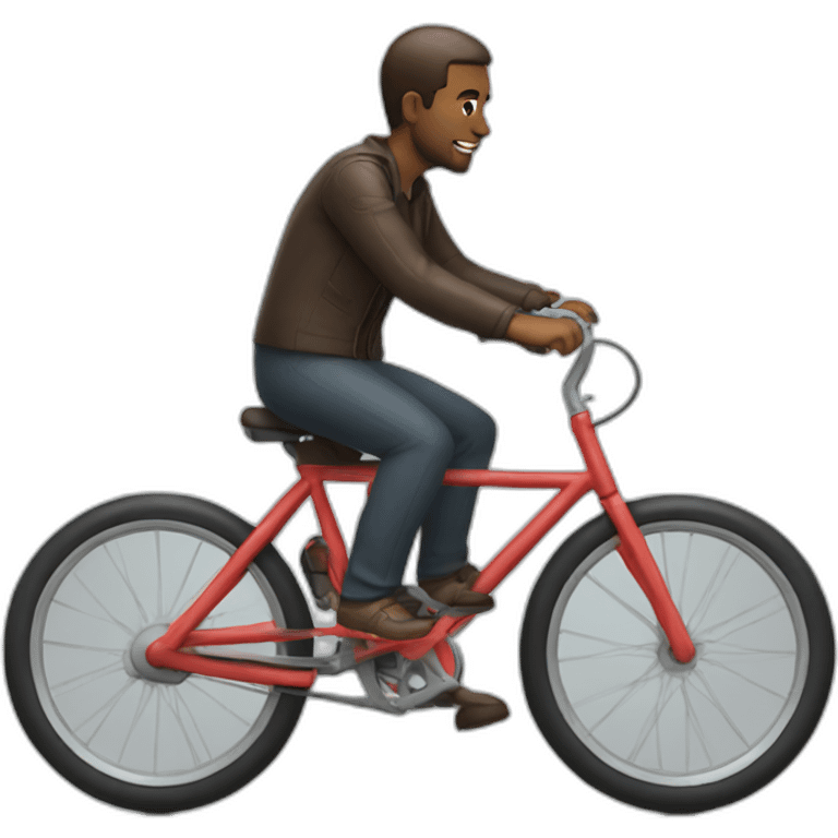 man on a bike emoji