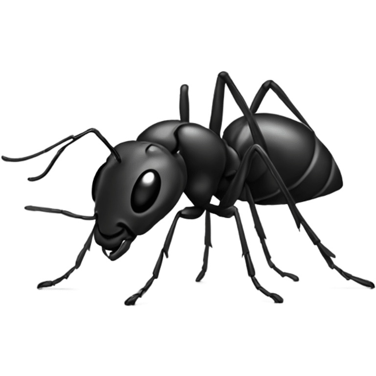 Black ant emoji