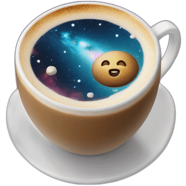 galaxy latte cup emoji