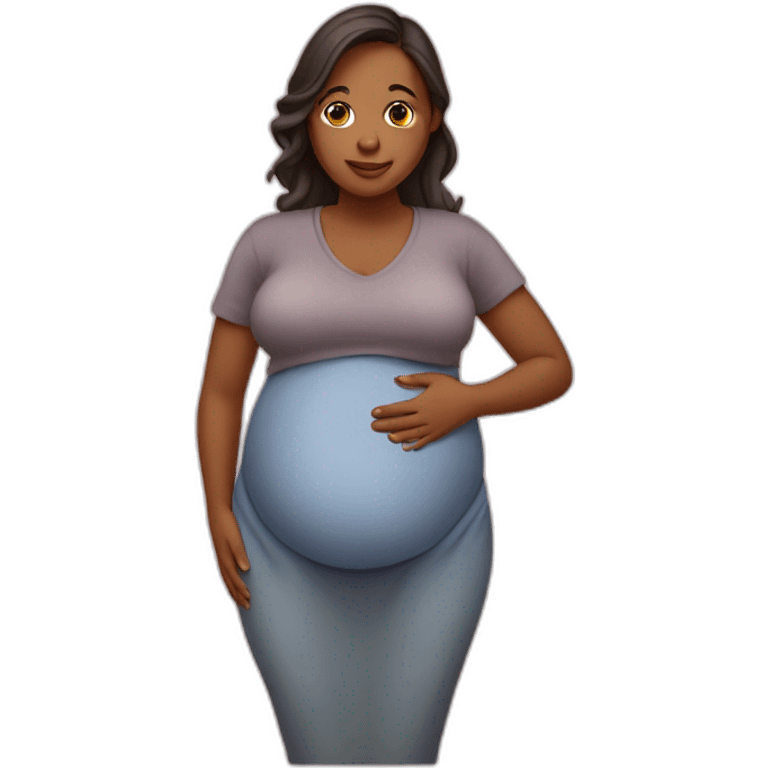 Pregnant woman in Canada emoji