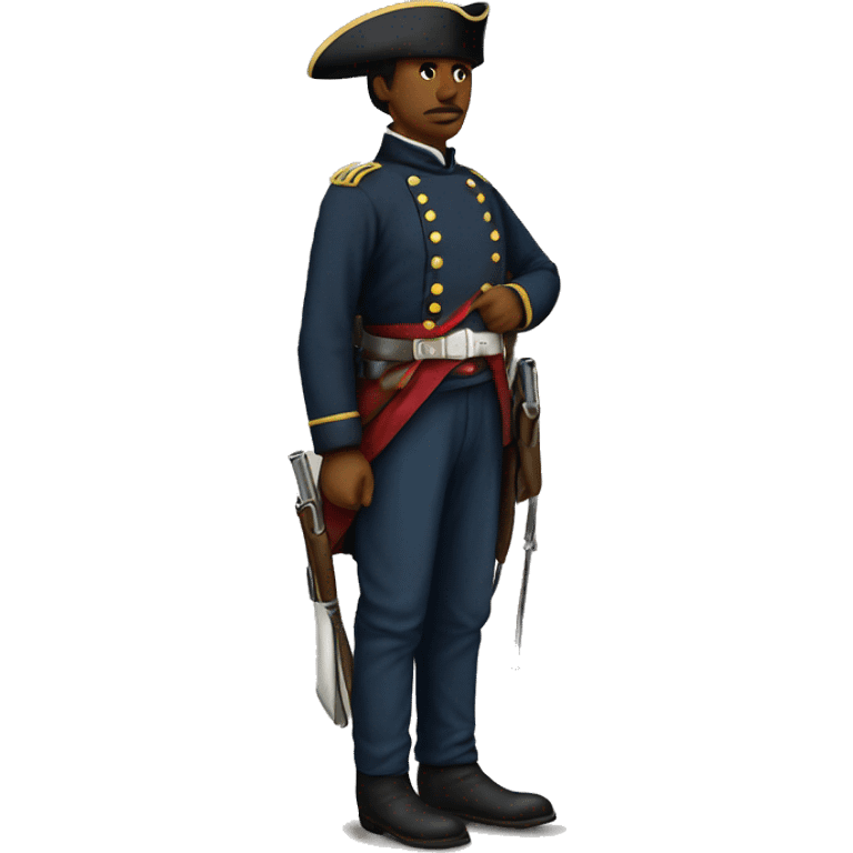 full length american civil war soldier emoji