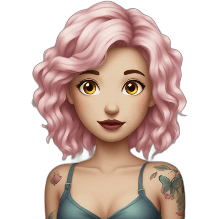 Girl-tattoo-master emoji