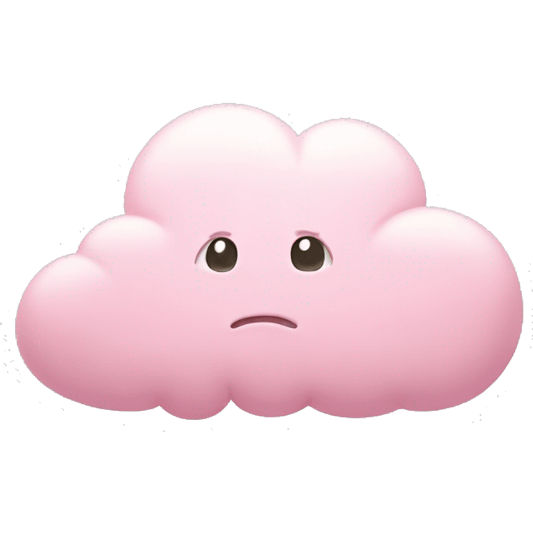 pastel pink cloud emoji