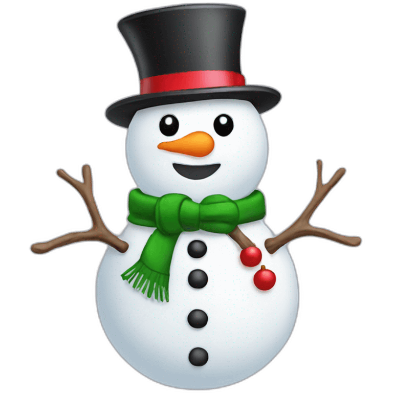 snowman christnmas emoji