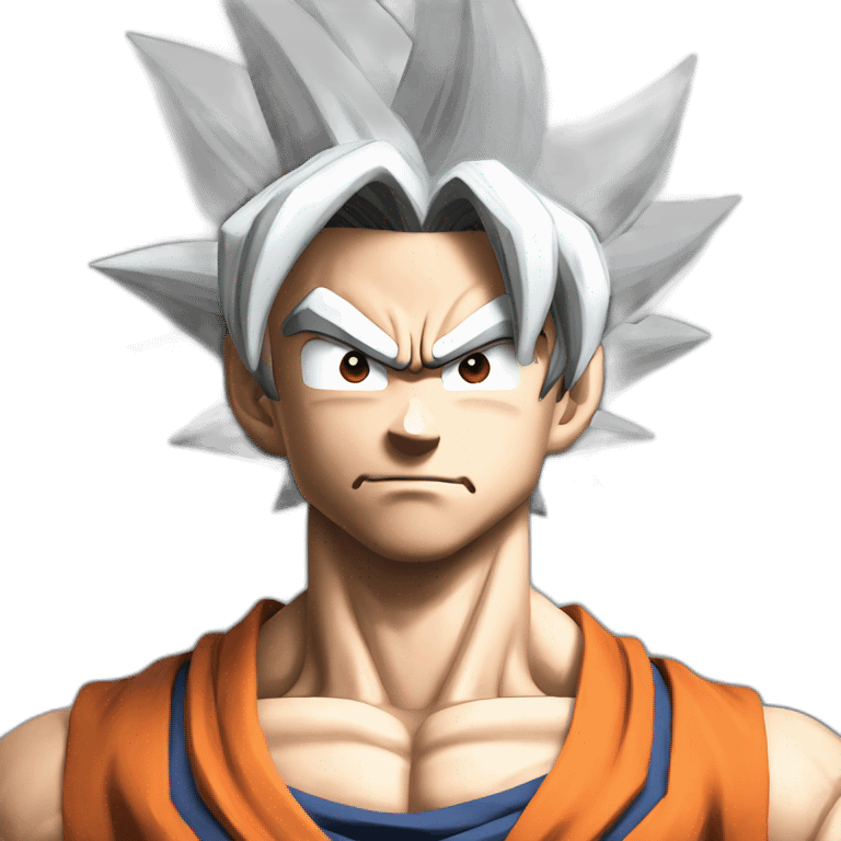 Goku From ultra instinct emoji