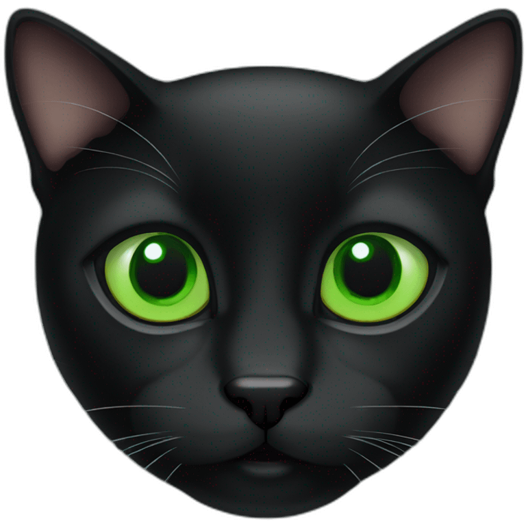 black-cat-green-eyes emoji