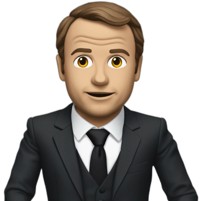 macron chucky puppet emoji