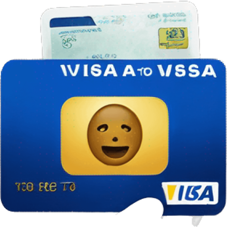 visa card saluting emoji