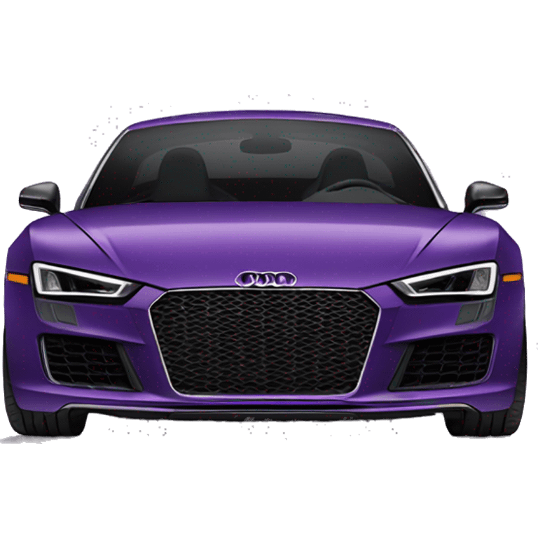 DARK purple audi sports car emoji