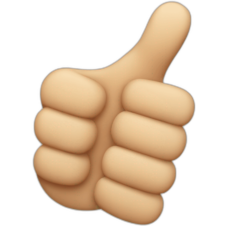 Thumbs up emoji