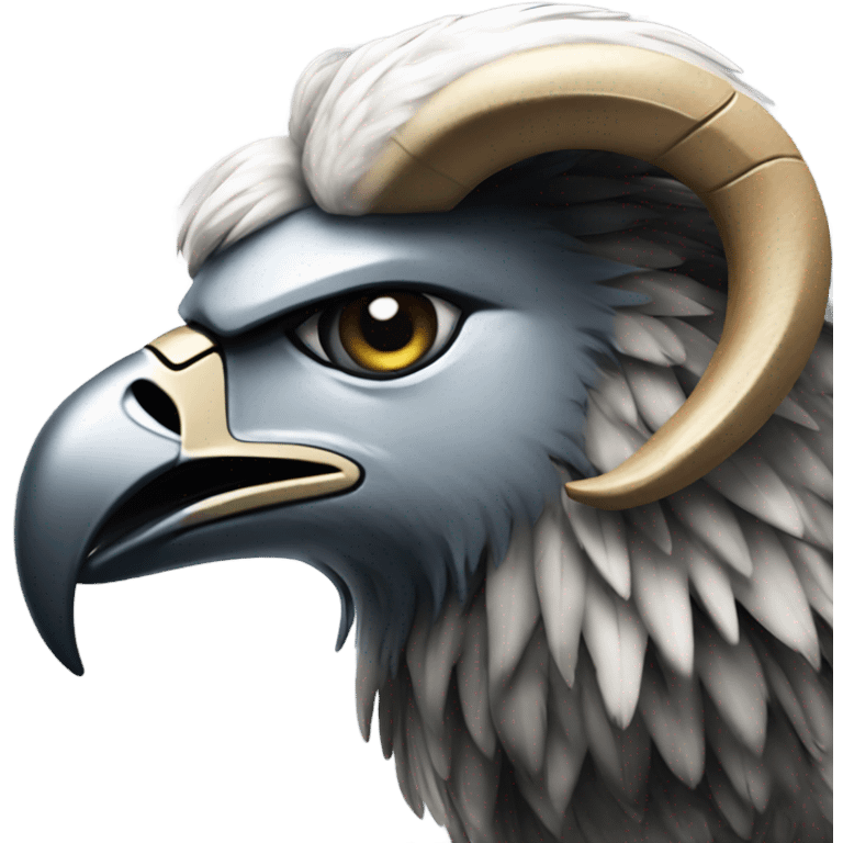 Philadelphia Eagle eating the LA Rams  emoji