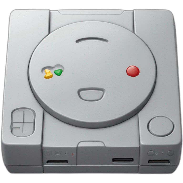 Play station one console emoji