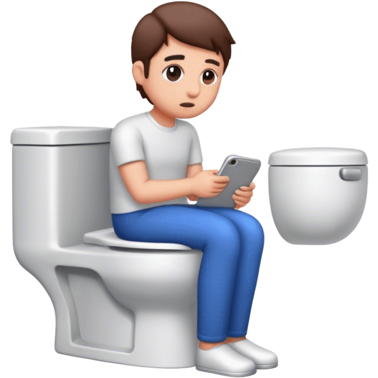 Me sitting in the toilet  emoji