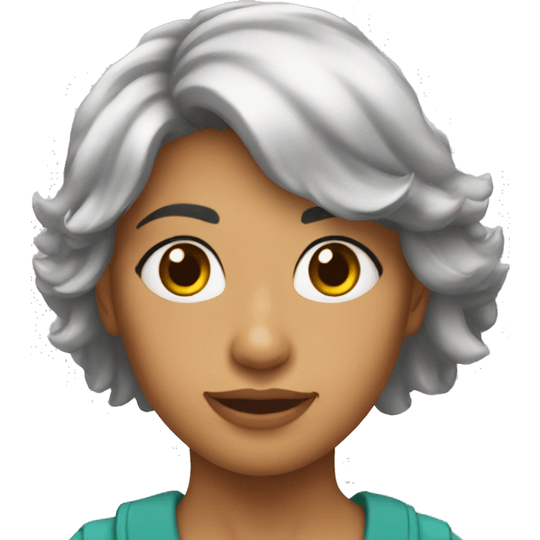 uma mulher águia emoji