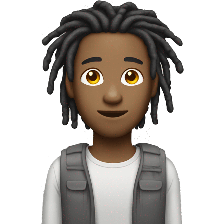 guy with dreads whose lightskin emoji