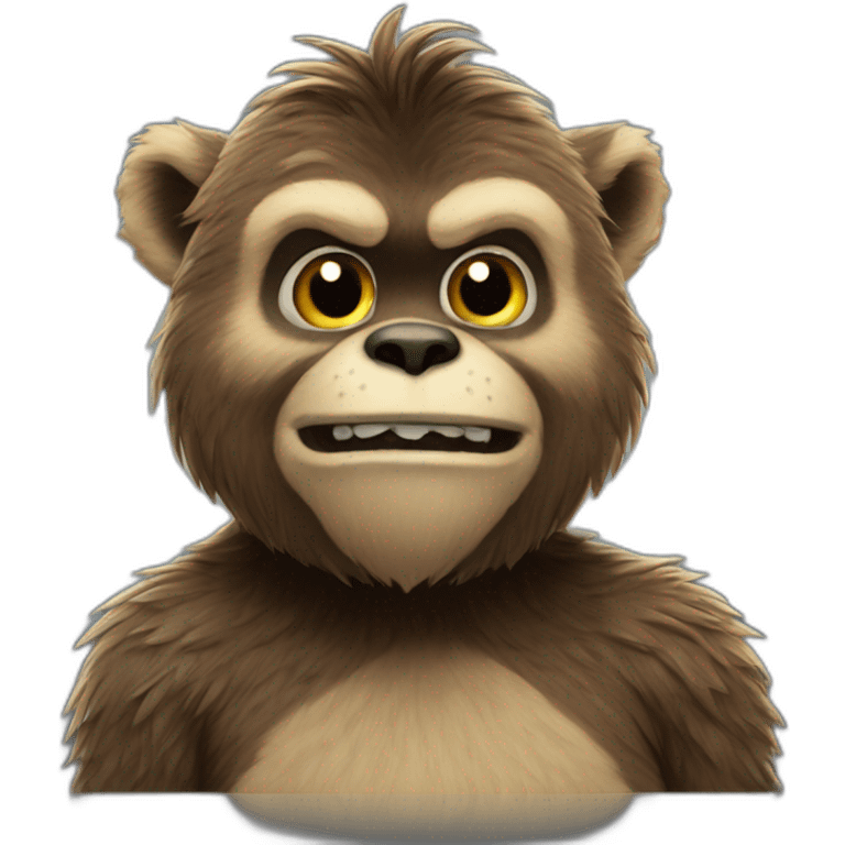 Ours grincheux emoji