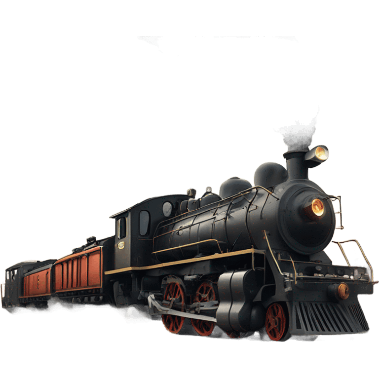 Locomotive and bear emoji