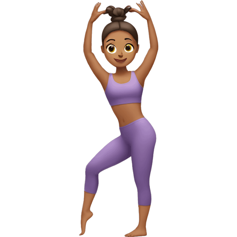 Pilates girl emoji