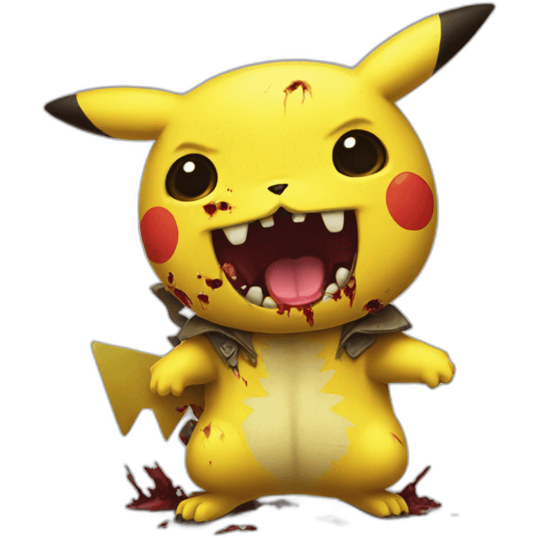 pikachu zombie emoji