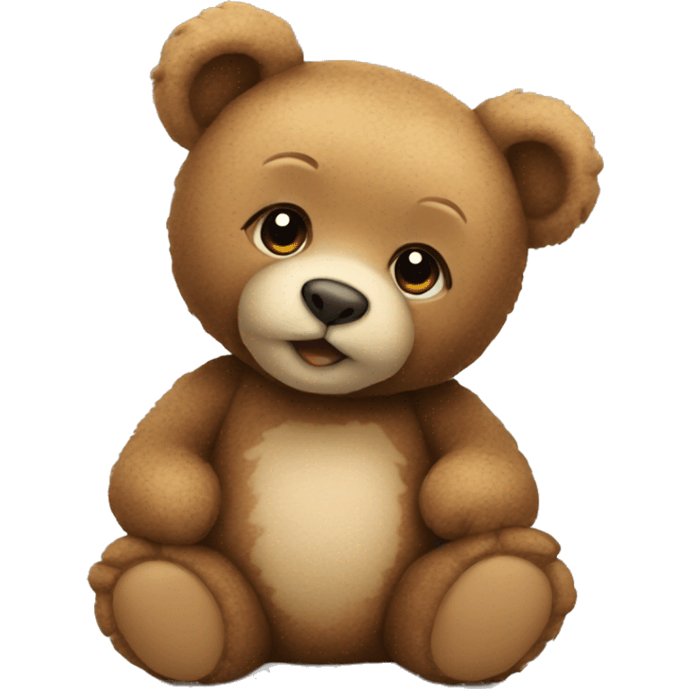  A cute teddy bear  emoji