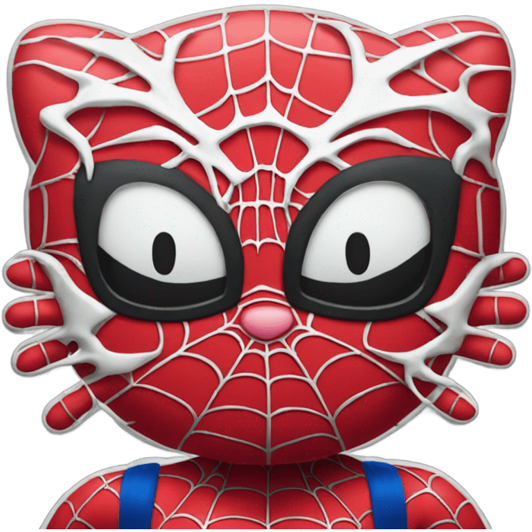 Hello kitty x Spiderman emoji