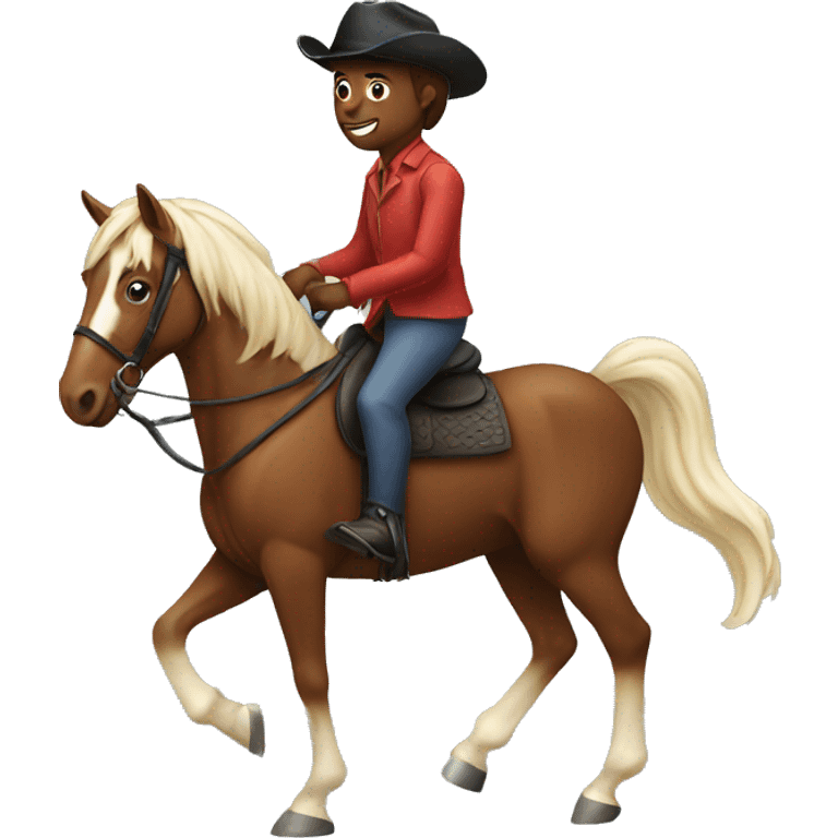 Riding a horse emoji