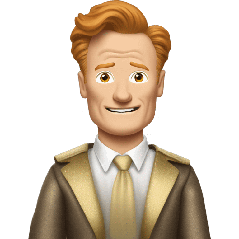 Conan o’ brien wearing a tutu emoji