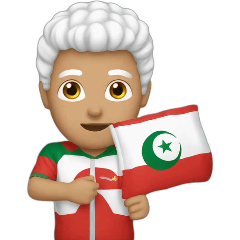 Algerian fan emoji