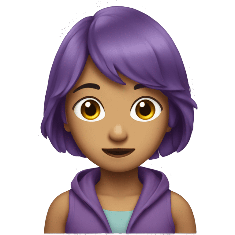 Moño lila  emoji