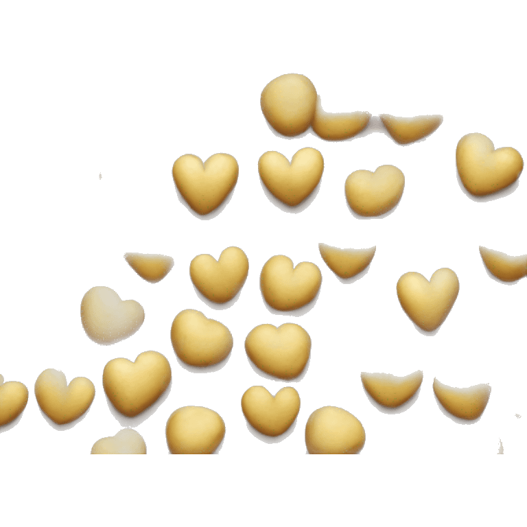 beige heart with potatoes emoji