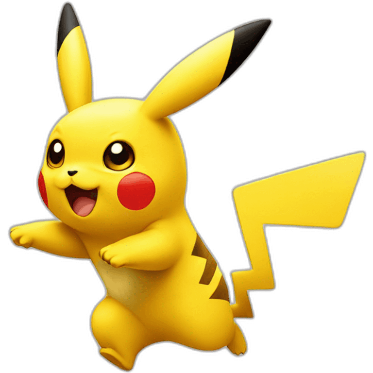 pikachu running away emoji