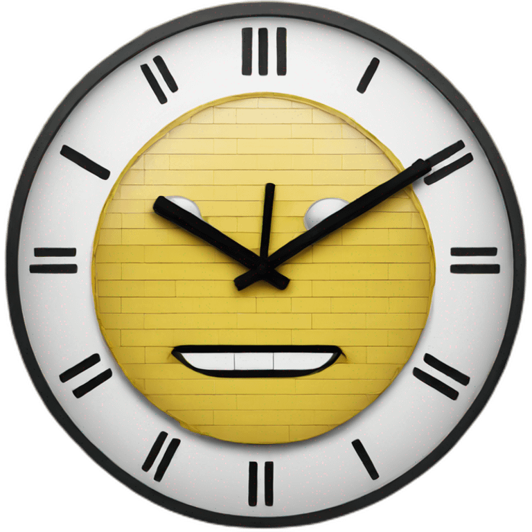 ugly lego clock emoji