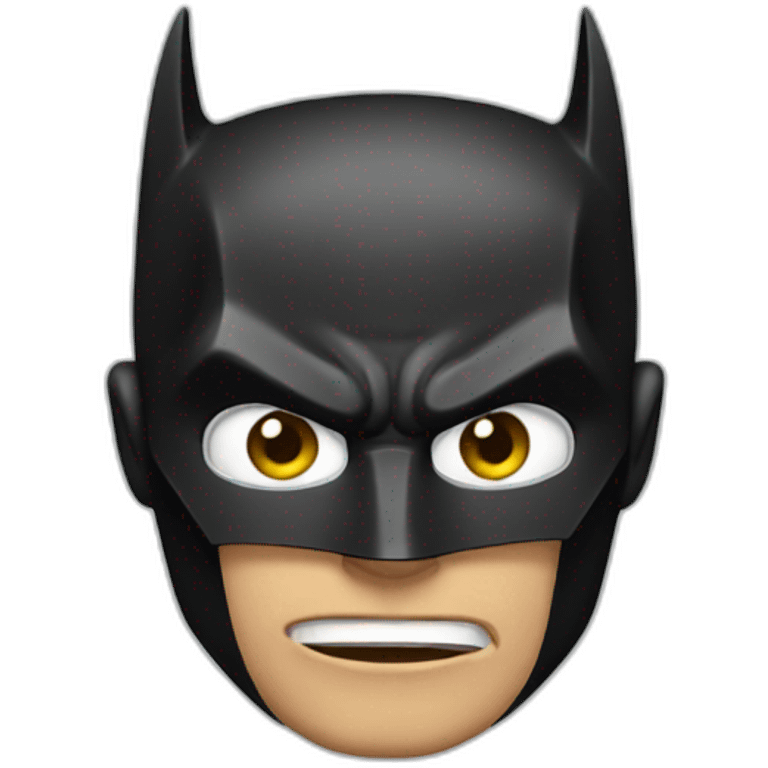 Batman rolling his eyes. emoji