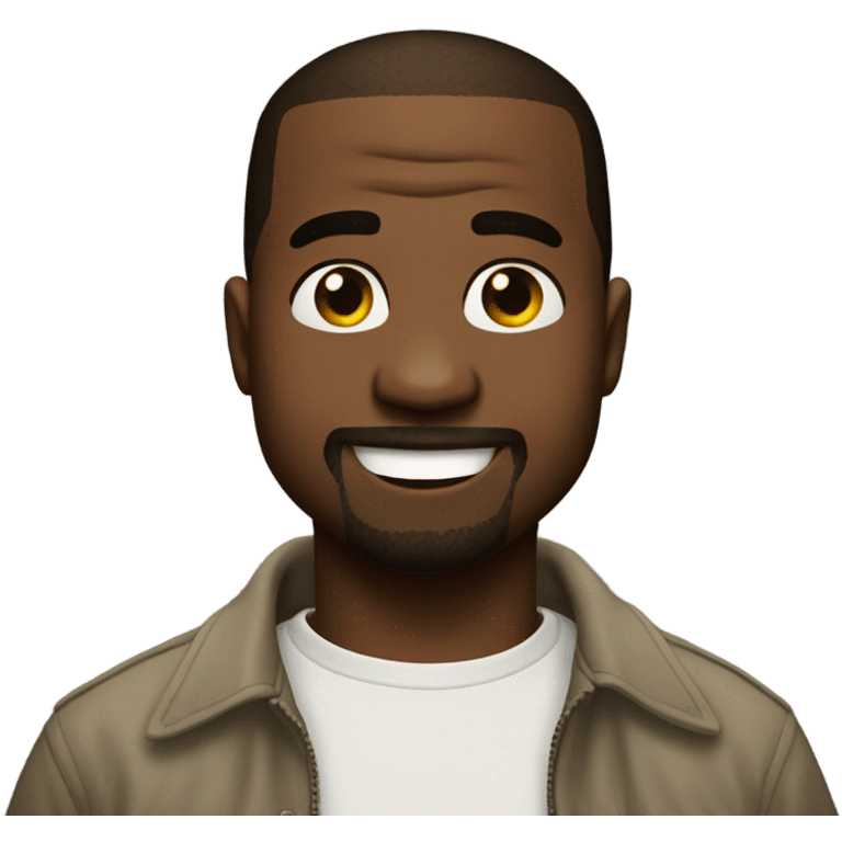 kanye west smiling emoji