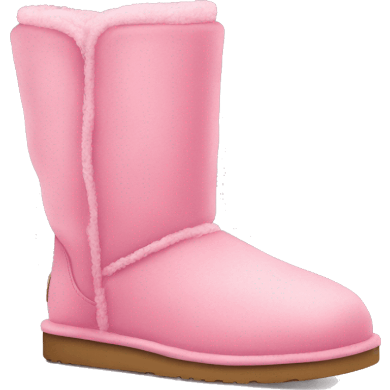 Pink ugg emoji